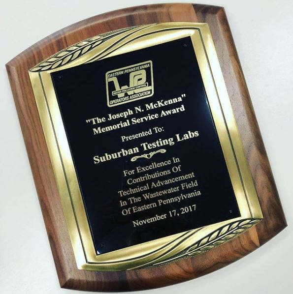 Suburban Testing Labs Honored for Technical Contributions